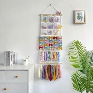 Storage Boxes Headband Bow Organizer Wall Mounted Space Saving Easy Assembly Holder For Girls Room Door Closet