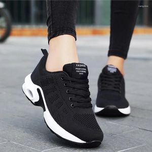 Gelegenheitsschuhe Marke Frauen Sneaker Mesh atmungsaktiven Außenluftkissen Sport bequemer Frauen Zapatos Mujer