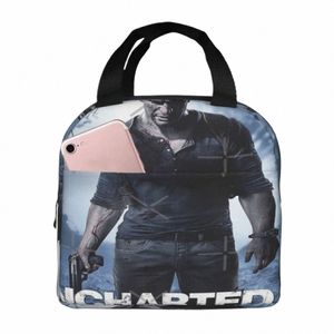 uncharted 4 Lunch Tote Kawaii Bag Thermo Ctainer Kawaii Lunch Bag 60m2#