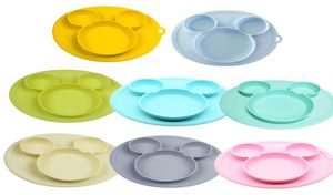 2021 Plate Plates Feeding Silicone Bowl Baby Silica Gel Dishes Kids Tableware CH011310230