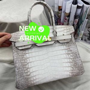 Designer Himalaia Bolsa de Bolsa de Crocodilo Bolsa de Couro Bolsa de Couro Genuíno Bolsa de Platina de Luxúria 25 Belly Womens costurou a mão de cera Saco de rosca 30 WNW1K da moda