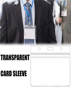 4x3インチ名前IDバッジヘルスレコードカードホルダーパーティーケースファイル