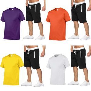 Traccettaci da uomo Topvi casual da uomo T-shirt Bermuda Shorts Abito da pista da jogging set di pantaloni da jogging sportivo set streetwear tshirtsmen's