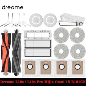Dreame L10S Ultra/Dreame L10S Pro Robot Damm Rengöring Robot delar Dust Bag Main Side Brush HEPA Filter Mop Pad Accessories 240409