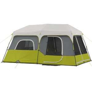 9 Persons Instant Cabin Tält kan användas för att skapa 2 Roomsh20 Block Technology Waterproof Family Camping Tent 240416