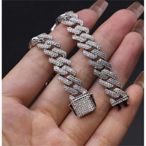 Hip Hop Women Men 14k Gold Serling Sier Associory Diamond Fine Jewelry Link Chain Necklace Moissanite Necklace