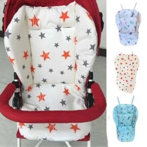 Stroller Parts Accessories New baby stroller seat cushion childrens high chair cotton cushion stroller high chair baby stroller accessories Q240416