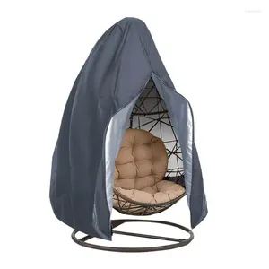 椅子カバー卵カバー普遍的な防水ダストポリエステルUV保護屋外でジッパー保護ケース家具アクセサリー