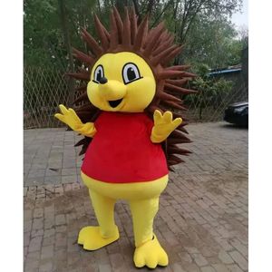 2024 gorąca sprzedaż Halloween Hedgehog Mascot Costume Doross Rozmiar przyjęcia urodzinowe strój na świeżym powietrzu Fancy kostium postaci