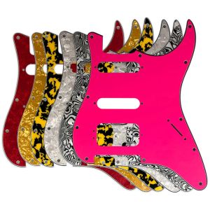 Kabel Pleroo Gitarre Pickguards Anzug für 11 Schraubenloch Strat Humbucker HSS Gitarre ohne Steuerloch Kratzplatte