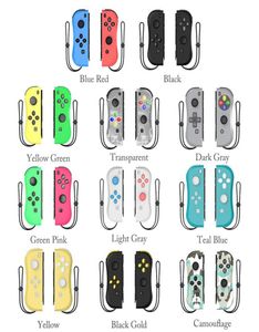 GamePad LED NSスイッチコンソールJoycon Joystick Game ControllersゲームパッドゲームアクセサリーT1912274091583用Wireless Bluetoothジョイスティック