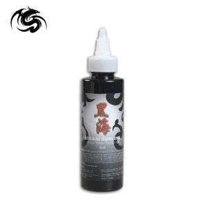 Levererar original importtatuering bläck svart färg 4oz 16 oz flaskpigment tatueringsmaterial