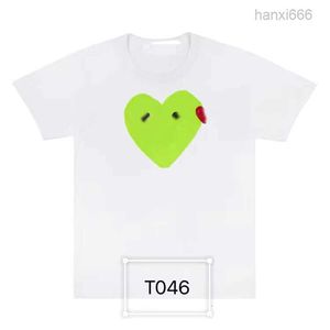 Play T Red Heart Comes Casual Women Shirts des Badge Garcons High Quanlity Tshirts Cotton Embroidery Top E5