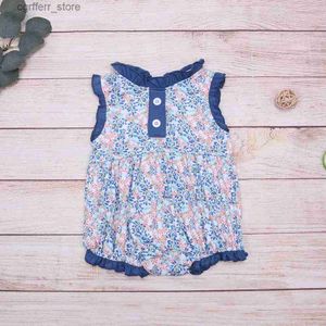 Rompers 2022 Fashion Baby Girl Clothes Infant Jumpsuit Cotton Clothes Summer One Piece Toddler Sleeveless Babi Romper For 0-3T Girls L410