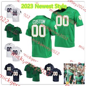 Jerome Bettis Tony Rice Notre Dame Futbol Jersey Walt Patulski 5 Paul Hornung 45 Rudy Ruettiger Johnny Lattner Joe Theisman Formaları