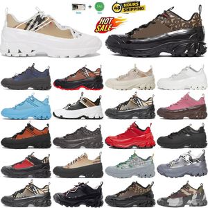 Sneakers designer buty trenerzy butów trampki męskie kobiety spacer Arthur w paski vintage platforma Brdle zamsz brąz