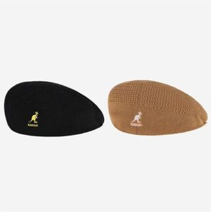 summer KANGOL kangaroo flat top fisherman hat visor basin hat fashion wild cotton fabric men and women flat top cloth hat Q07032482074498