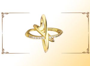 Projektowanie osobowości Pierścionki Złote Srebrny Kryształowy pierścień Knuckle Midi Pierścienie dla kobiet Pierścienie modowe Pierścienie Biżuteria 1940286