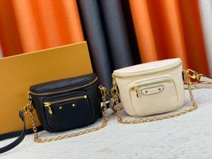 Oryginalne skórzane torby talii M82335 Mini Bum Bag Designer Bombag torebka torebka Hobo Torka wieczór Tote Cross Cross Body Carel Bag M82335 M82208 Więcej kolorów