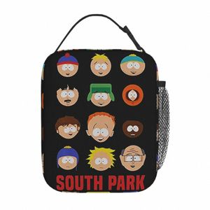 Eric Cartman Accories Isolierte Lunchbeutel für Picknick Southpark Aufbewahrungsfutterkästen tragbare Kühler thermische Lunchboxen L9JK#