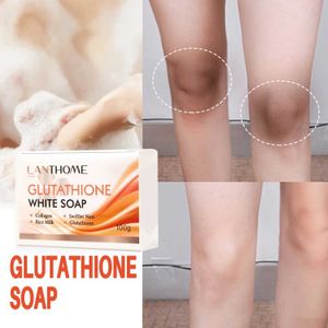 Handgefertigte Seife Original Lanthome Glutathion Whitening Seife für Gesichtshauthellverhäuerungskörper Reduzieren