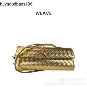 Andiamo Clutch Bag Bottegvenetas Handväskor Ny modetrend mångsidig handhållen Crossbody Single Shoulder Diamond Grid Woven Square RJ HBC2