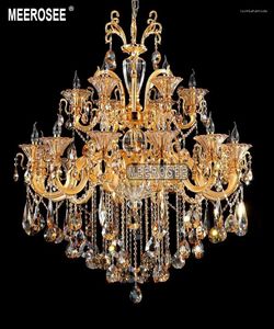 Żyrandole vintage żyrandol oprawa oświetlenia duża luksusowa kryształowa złota lampa wisiorka do salonu wnętrze wnętrza