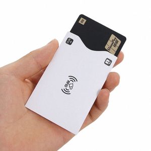 5 PCS بطاقات الائتمان الذكية حماية Case Cover Bank حامل بطاقة RFID مكافحة اللص الألومنيوم ورقة 03E0#
