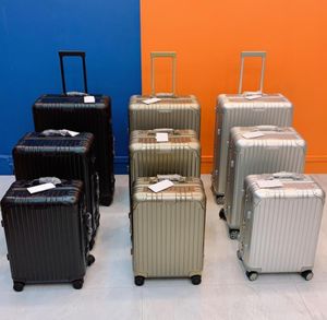 Fashion Trolley Case Designer Gepäckbettentasche Aluminium Magnesium Legierung 30 Zoll großer Kapazität Reise Freigugage Koffer 10A