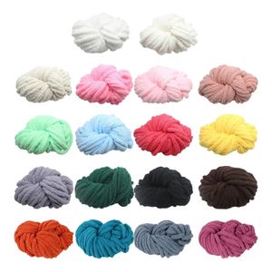 y Chenille Yarn Gauge 7 Plush Jumbo Acrylic Thick Bulky for Hat Crochet Bed Arm Knitting Throw 240411