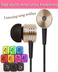 Original 35mm Piston Headphone Metal Earphone Earbuds Noise Cancelling InEar Headset with Mic Remote For iPhone Android Samsung3302538