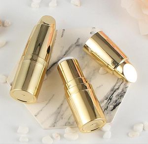 121 mm tubi per labbra fai -da -te tubi fatti in casa Batom bellezza di rossetto in oro di lusso contenitori per utensili estetici spot di viaggio 20pcs7068506