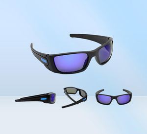 Yüksek kaliteli marka tasarımcısı 009096 güneş gözlüğü polarize binicilik gözlükleri yakıt erkek ve kadınlar spor hücre güneş gözlüğü UV400 ile b3681313