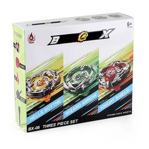 Beyblade Burst Gyro Toy X Generation BX-08 Versione a colori Tre in uno Diabbia Beyblade Set Bey and Girls Holiday Gift 240410