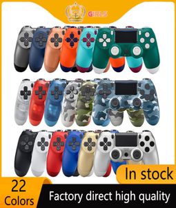 I lager trådlös Bluetooth -styrenhet för PS4 Vibration Joystick GamePad Game Controller för PS4 Play Station med Retail Box 22 8492693