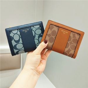 حقائب مصمم الأكياس الفاخرة محفظة عملة محفظة قصيرة محفظة محفظة حامل بطاقة السيدات