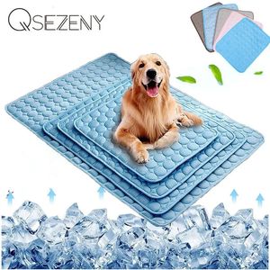 Dog Summer Cooling Mat Ice Underpad For Dogs Cat Sleeping Pad Keep Reusable Pet Diaper Small Medium Large 240416