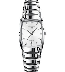 Kingnuos Luxury Lovers Couples Quartz Smart Diamond Watches 40mm Dial Mens 25mm Diameter Womens Watch Tungsten Steel Calender Wris8835107