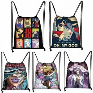 аниме Jojo Bizarre Adventure Bag Сумка для шнурки Jojo no kimyou na bouken patter