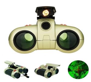 1PC Night Scope Binoculars Binocular Telescope Binoculars 4x30mm Camping Accessories Night Vision View Bower Popup LightTool9133722