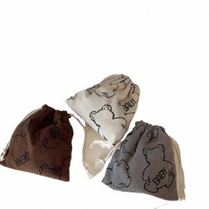 Bolsa de cordão para padrões de padrões de padrões de urso