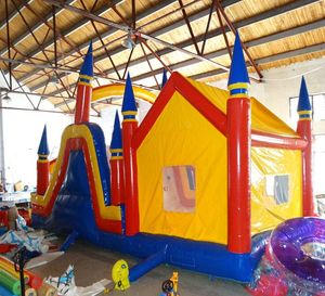 2018 de boa qualidade personalizada PVC Bounce Inflatable Bounce House Bouncer e Slide Combo7606271