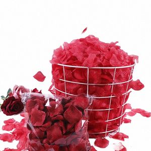 500pcs/lotto 5*5 cm di seta petali di rosa rosso 14 colori Petale de rose mariage rosa artificiale romantica petali n4zc#