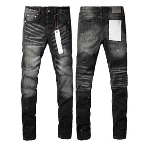 Männer Designer Jeans Purple Brand Street Modedesigner Jean zerrissen Vintage Denim Hosen Herren Sommerloch Hight Grey Jeans mit Tag für Männer Frauen Jugendliche zum Verkauf Yu 327