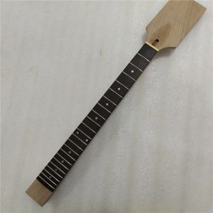Cables Unfinished Electric guitar neck Paddle Replacement Rosewood Fretboard 24.75inch