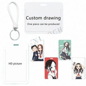 Custom Holder Card Badge Horiztal e Vertical Id Cards Padrão personalizado Qualquer número de personalização takagi p7ag#