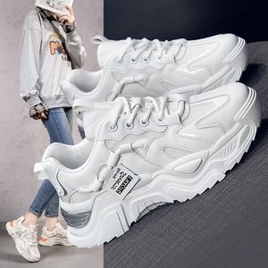 Dad's Shoes Women's Spring and Autumn New Versatile Instagram Trendy Thick Sole Shoes Women's Casual Little White Sports Shoes