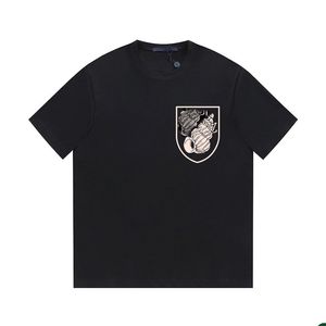 designerska koszulka polo Polos T-shirt Designer Krótkie rękawie Summer 2024 Nowa koszula polo High-end Casual Fashion Męskie rękawa klapowa 100% bawełniana Q2