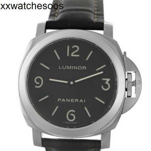 최고 디자이너 시계 Paneraiss 시계 기계 기본 PAM00112 스틸 44mmx81Q