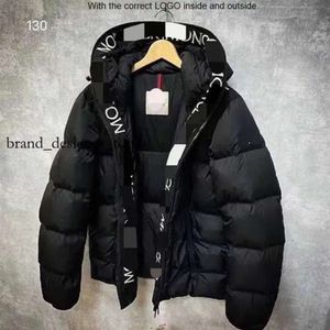 Mon Claer Down Jacket Mens Jackets Winter Warm Fashion Classic Coat Men's Women's Down Jacket Fashion Luxury Men's Shiny Jacket Hög midja Slim-Fit Jacket 2863